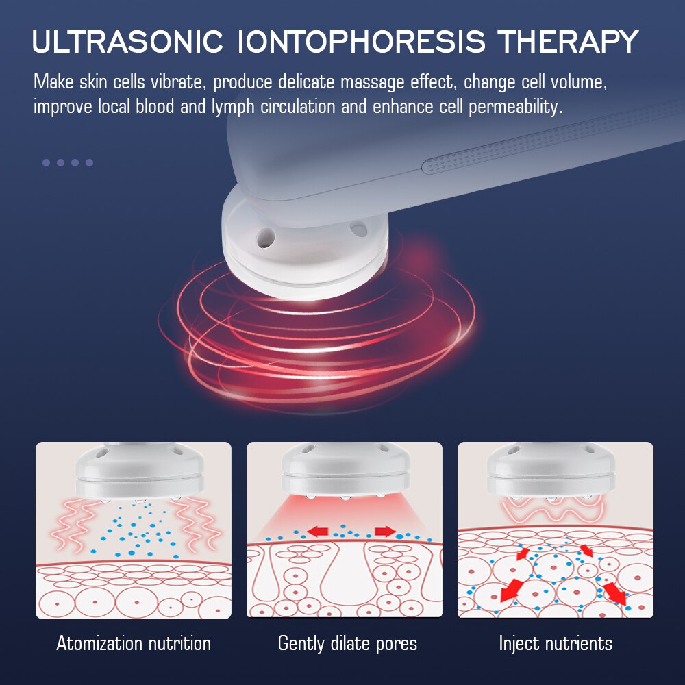 4 in 1 Facial Massager Mesotherapy Radiofrequency