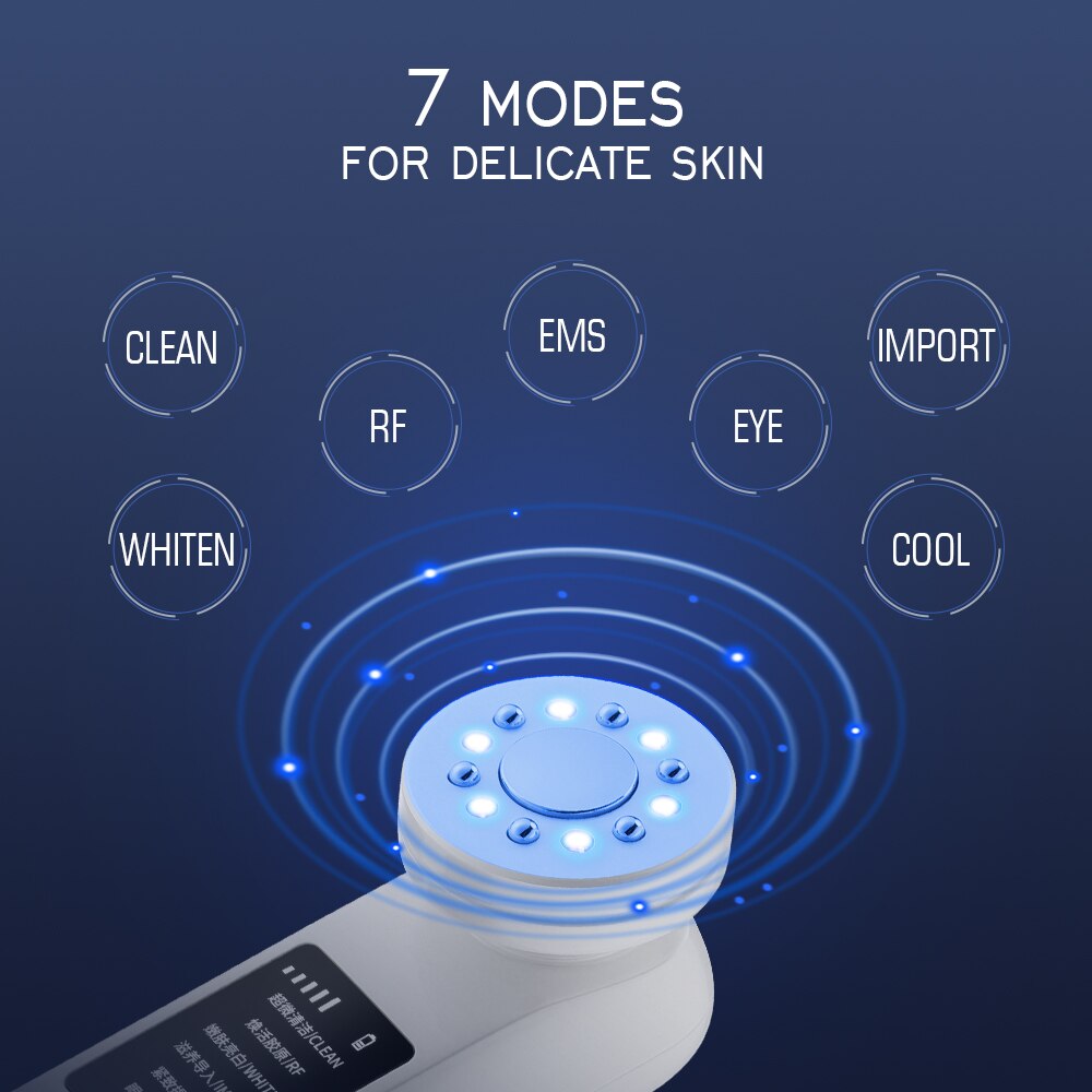 4 in 1 Facial Massager Mesotherapy Radiofrequency