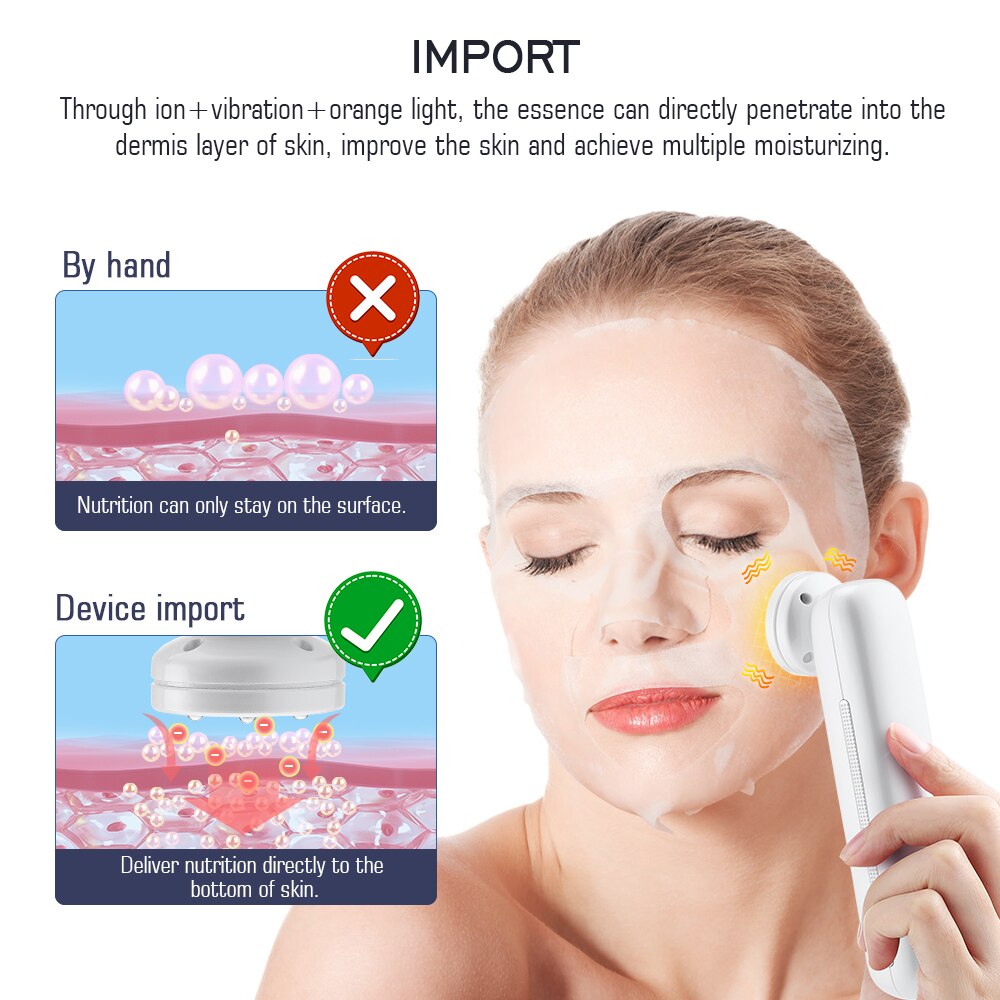 4 in 1 Facial Massager Mesotherapy Radiofrequency